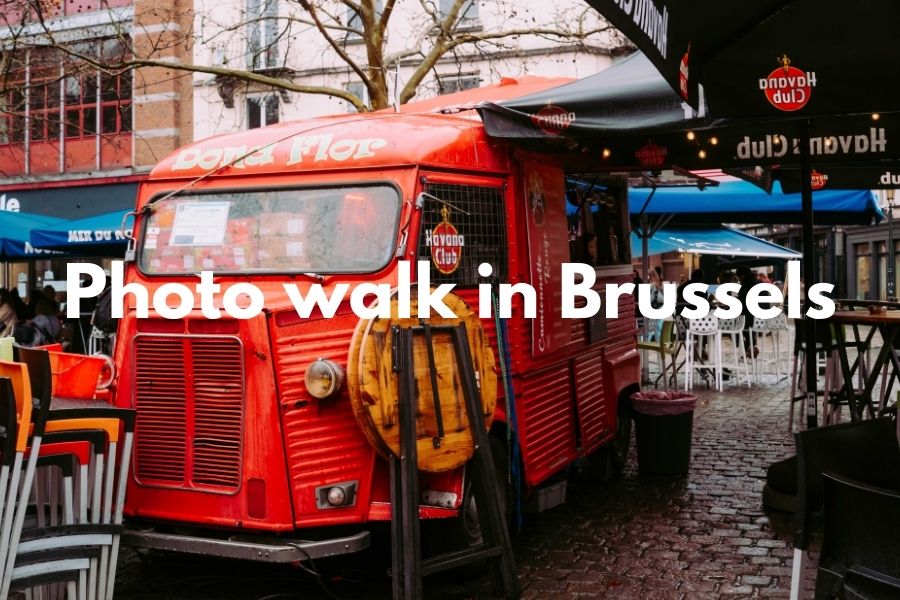 Photo walk in Brussels on a rainy day