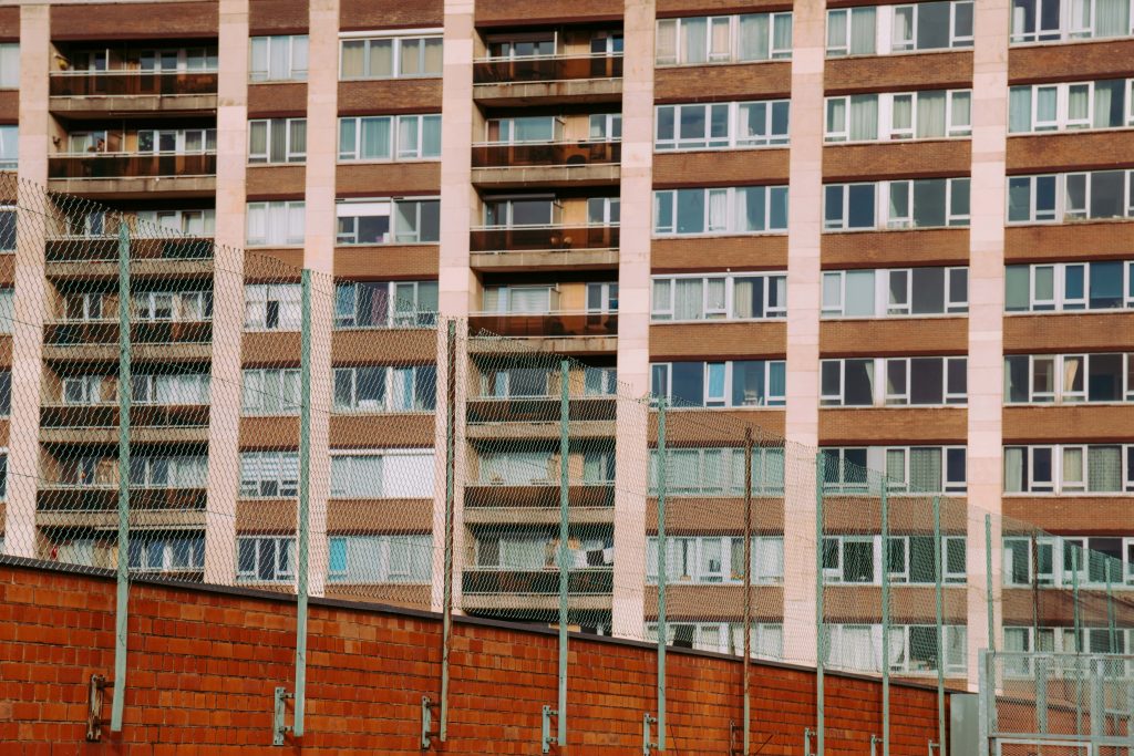 Modern houses in Brussels